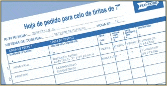 Hoja de pedido Flo-Code